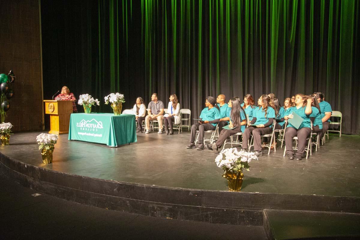 Nursing Services Pathway Graduation ceremony held at Crafton Hills College.